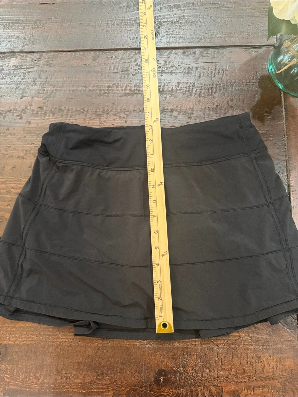 Lululemon Pace Rival Skirt Black Tennis Golf Athleisure Skort Size 6⁠
